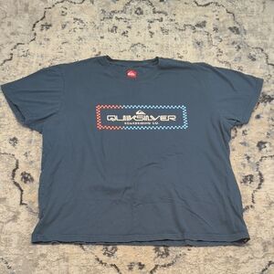 Quiksilver Boardriding Co. Graphic Tee Blue XXL Skate Surf Shirt